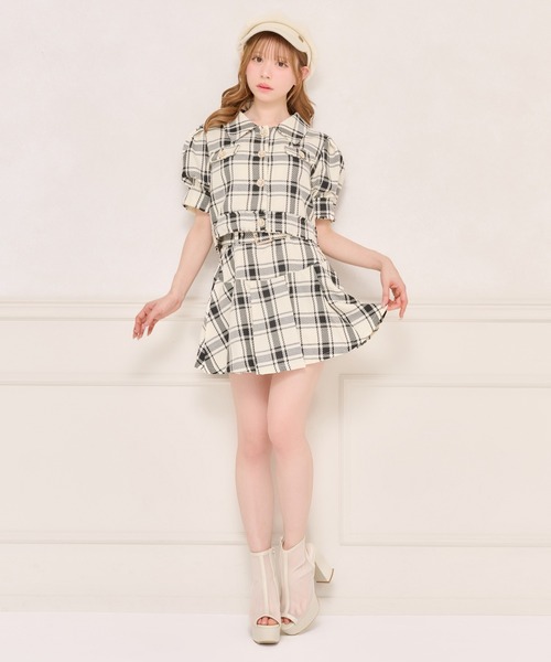apres jour(アプレジュール)の「【セット着用可能】パワショルツイードショートジャケット(テーラードジャケット・レディース・ホワイト系その他/ライトブルー/ブラック/ピンクベージュ・フリー/X-LARGE)」の10枚目の写真