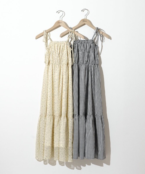 flower（フラワー）の「フェミニンキャミワンピース（ワンピース・レディース・ブラック/イエロー・FREE）」の11枚目の写真