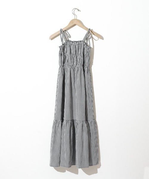 flower（フラワー）の「フェミニンキャミワンピース（ワンピース・レディース・ブラック/イエロー・FREE）」の9枚目の写真