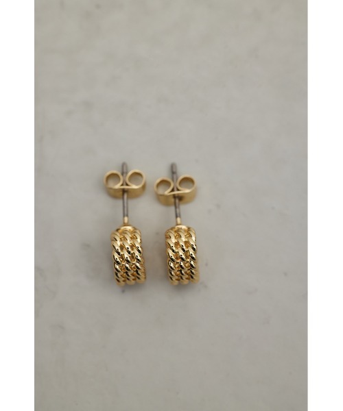 STYLEMIXER（スタイルミキサー）の「メッシュデザインミニマムピアス（ピアス（両耳用）・レディース・シルバー/ゴールド・FREE）」の10枚目の写真