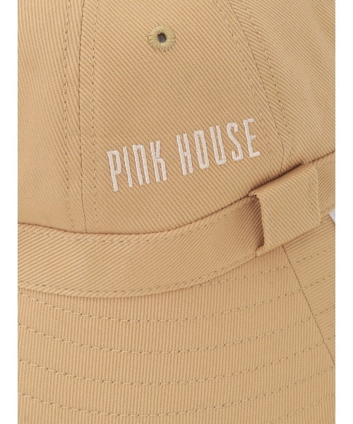 PINK HOUSE(ピンクハウス)の「ロゴ刺繍ハット(ハット・レディース・ブラック/アイボリー/ピンク/キャメル/カーキ・フリー)」の12枚目の写真