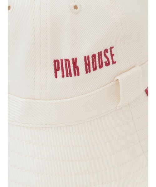 PINK HOUSE(ピンクハウス)の「ロゴ刺繍ハット(ハット・レディース・ブラック/アイボリー/ピンク/キャメル/カーキ・フリー)」の15枚目の写真