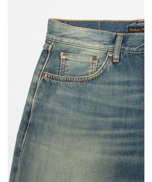 Nudie Jeans(ヌーディージーンズ)の「Nudie Jeans/ヌーディージーンズ Tuff Tony / ルーズストレートジーンズ / Clay Canyons / レングス30(デニムパンツ・メンズ・ライトインディゴブルー・29/30/31/32/33)」の6枚目の写真