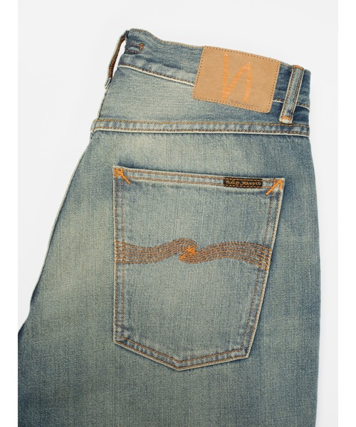 Nudie Jeans(ヌーディージーンズ)の「Nudie Jeans/ヌーディージーンズ Tuff Tony / ルーズストレートジーンズ / Clay Canyons / レングス30(デニムパンツ・メンズ・ライトインディゴブルー・29/30/31/32/33)」の7枚目の写真