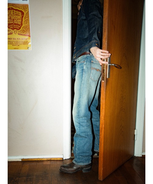 Nudie Jeans(ヌーディージーンズ)の「Nudie Jeans/ヌーディージーンズ Tuff Tony / ルーズストレートジーンズ / Clay Canyons / レングス30(デニムパンツ・メンズ・ライトインディゴブルー・29/30/31/32/33)」の3枚目の写真