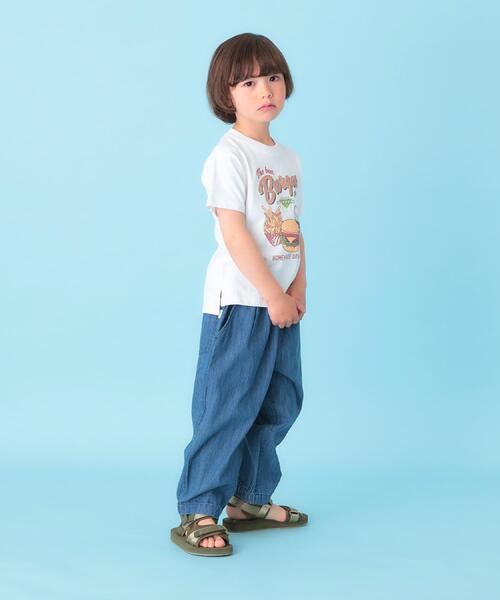 THE SHOP TK (ザ ショップ ティーケー )の「デニム 裾ゴム ジョガーパンツ(デニムパンツ・キッズ・ネイビー/ライトブルー・11/15 /14/13/12/16)」の6枚目の写真