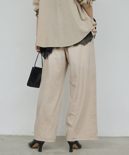 GALLARDAGALANTE(ガリャルダガランテ)の「【夏でも快適】シアーデニムパンツ(その他パンツ・レディース・ベージュ/ブルー・0/1)」の15枚目の写真