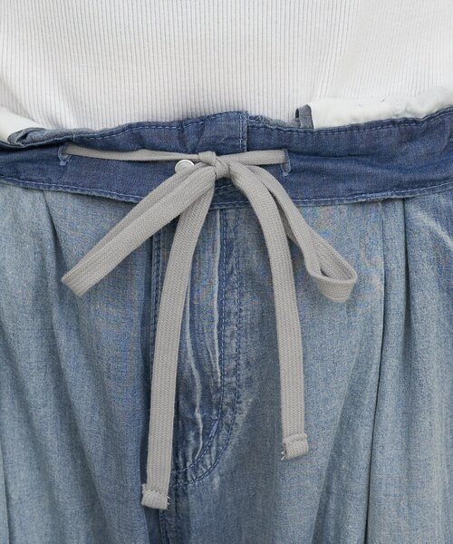 GALLARDAGALANTE(ガリャルダガランテ)の「【夏でも快適】シアーデニムパンツ(その他パンツ・レディース・ベージュ/ブルー・0/1)」の6枚目の写真