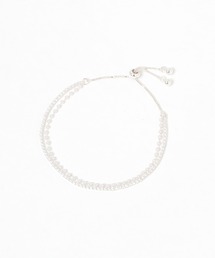 BAYFLOW（ベイフロー）の「ドットパール2連ブレスレット（ブレスレット）」