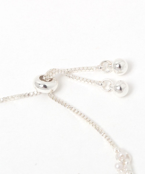 BAYFLOW（ベイフロー）の「ドットパール2連ブレスレット（ブレスレット・レディース・ライトグレー/イエロー・FREE）」の3枚目の写真