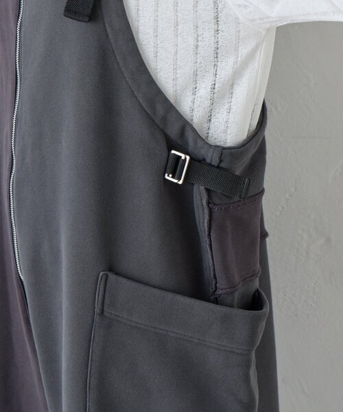 etsinta（エシンタ）の「【etsinta】スウェットオーバーサロペット（サロペット/オーバーオール・レディース・チャコールグレー/グレー・ONE SIZE）」の18枚目の写真