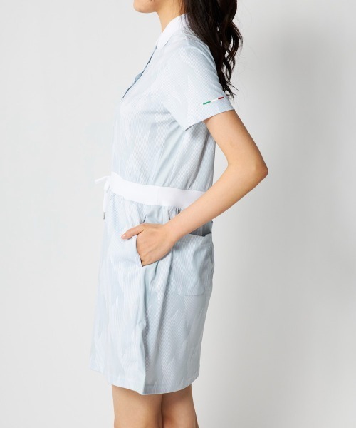 Kappa(カッパ)の「ワンピース(シャツワンピース・レディース・ブラック/グリーン/ホワイト・LL/M/S/L)」の14枚目の写真