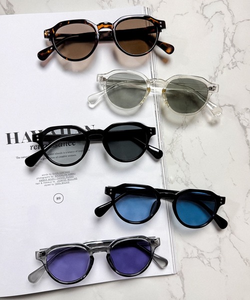 FLEX（フレックス）の「調光・偏光レンズ搭載 clown punt sunglasses / クラウンパント サングラス（サングラス・レディース・ブラック系1/ブラック系3/ブラック系2/グレー/クリア・FREE）」の6枚目の写真