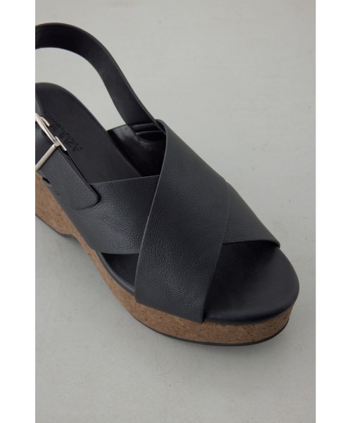 AZUL by moussy（アズールバイマウジー）の「ウェッジソールサンダル 靴（サンダル・レディース・ブラウン/ブラック・SMALL/MEDIUM/LARGE）」の10枚目の写真