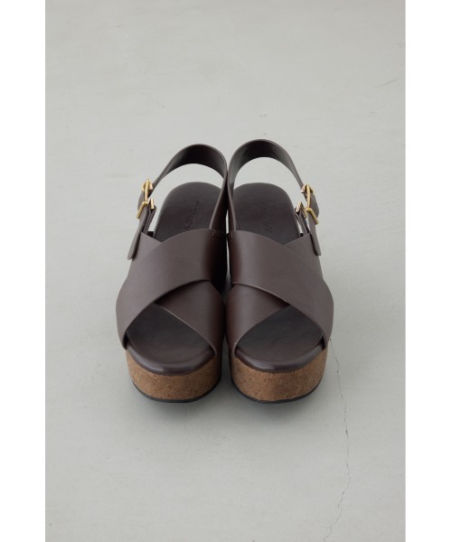 AZUL by moussy（アズールバイマウジー）の「ウェッジソールサンダル 靴（サンダル・レディース・ブラウン/ブラック・SMALL/MEDIUM/LARGE）」の17枚目の写真