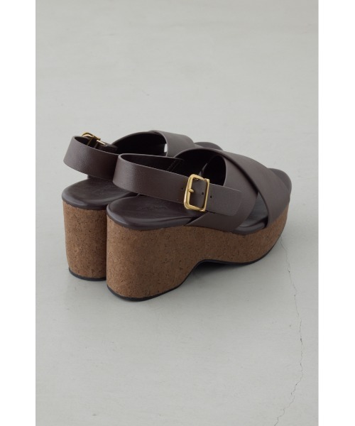 AZUL by moussy（アズールバイマウジー）の「ウェッジソールサンダル 靴（サンダル・レディース・ブラウン/ブラック・SMALL/MEDIUM/LARGE）」の18枚目の写真