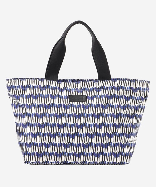 MACKINTOSH LONDON（マッキントッシュ ロンドン）の「【eclat5月号掲載】レインタフタプリントトートバッグ（トートバッグ・レディース・ベージュ/ライトブルー・FREE）」の2枚目の写真