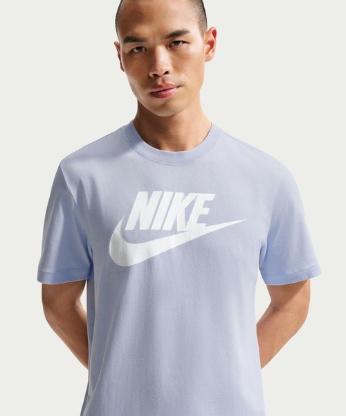 NIKE（ナイキ）の「ナイキ NIKE ナイキ NSW フューチュラ アイコン S/S Tシャツ（Tシャツ/カットソー・メンズ・ブルー・S/M/L/LL/3L）」の3枚目の写真