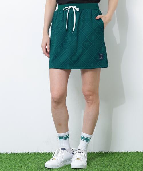 PING(ピン)の「【PING APPAREL】Mr.PINGストレッチジャカードスカート(スカート・レディース・ネイビー/ホワイト/グリーン・M/S/L/LL/XS)」の1枚目の写真