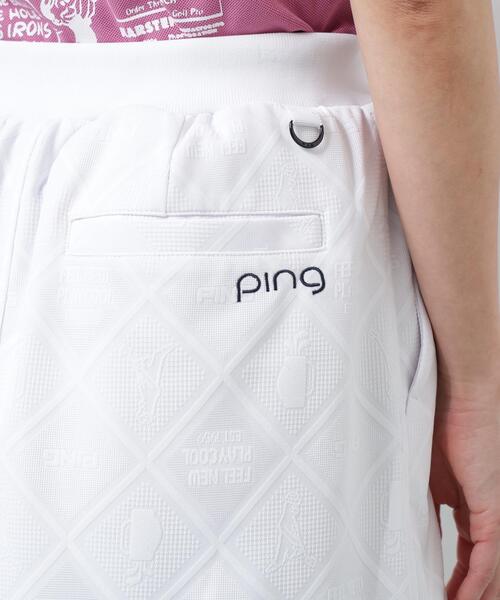 PING(ピン)の「【PING APPAREL】Mr.PINGストレッチジャカードスカート(スカート・レディース・ネイビー/ホワイト/グリーン・M/S/L/LL/XS)」の8枚目の写真