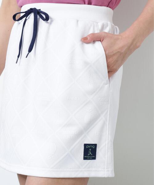 PING(ピン)の「【PING APPAREL】Mr.PINGストレッチジャカードスカート(スカート・レディース・ネイビー/ホワイト/グリーン・M/S/L/LL/XS)」の10枚目の写真