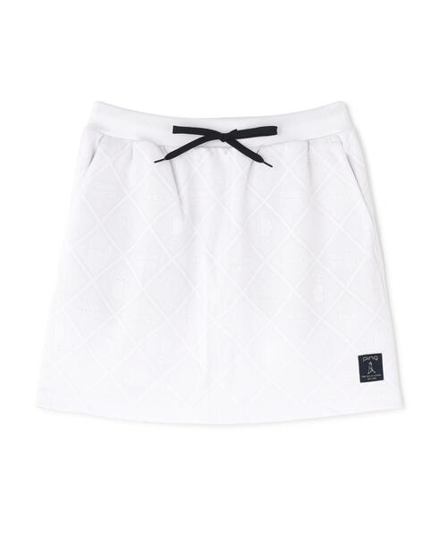 PING(ピン)の「【PING APPAREL】Mr.PINGストレッチジャカードスカート(スカート・レディース・ネイビー/ホワイト/グリーン・M/S/L/LL/XS)」の12枚目の写真