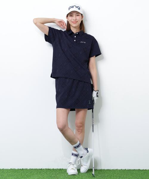 PING(ピン)の「【PING APPAREL】Mr.PINGストレッチジャカードスカート(スカート・レディース・ネイビー/ホワイト/グリーン・M/S/L/LL/XS)」の19枚目の写真