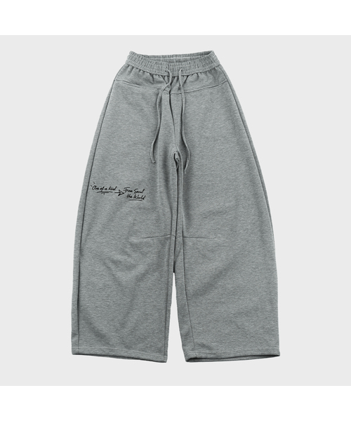 ARTISTWEAR（アーティストウェア）の「[ATW] プライムラインワイドパンツ - 2COLOR（スウェットパンツ・レディース・ブラック/グレー・MEDIUM/LARGE/X-LARGE/XX-LARGE）」の2枚目の写真