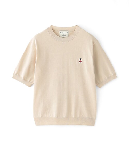 MACKINTOSH PHILOSOPHY(マッキントッシュ フィロソフィー)の「【WEB&一部店舗限定】バッキンガムベア ワッペンクルーネックニット(Tシャツ/カットソー・レディース・ライトイエロー/レッド系その他2/ネイビー/ブラック/ブラウン/ベージュ系その他・38)」の3枚目の写真