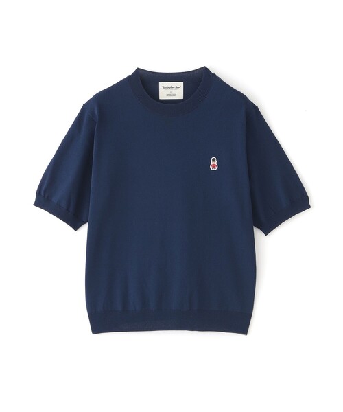 MACKINTOSH PHILOSOPHY(マッキントッシュ フィロソフィー)の「【WEB&一部店舗限定】バッキンガムベア ワッペンクルーネックニット(Tシャツ/カットソー・レディース・ライトイエロー/レッド系その他2/ネイビー/ブラック/ブラウン/ベージュ系その他・38)」の4枚目の写真