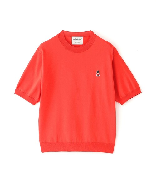 MACKINTOSH PHILOSOPHY(マッキントッシュ フィロソフィー)の「【WEB&一部店舗限定】バッキンガムベア ワッペンクルーネックニット(Tシャツ/カットソー・レディース・ライトイエロー/レッド系その他2/ネイビー/ブラック/ブラウン/ベージュ系その他・38)」の6枚目の写真