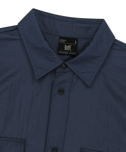 BROWNBREATH（ブラウンブレス）の「TAG RIPSTOP WORK SHIRTS - BLUE（シャツ/ブラウス・レディース・その他・SMALL/MEDIUM/LARGE/X-LARGE）」の3枚目の写真