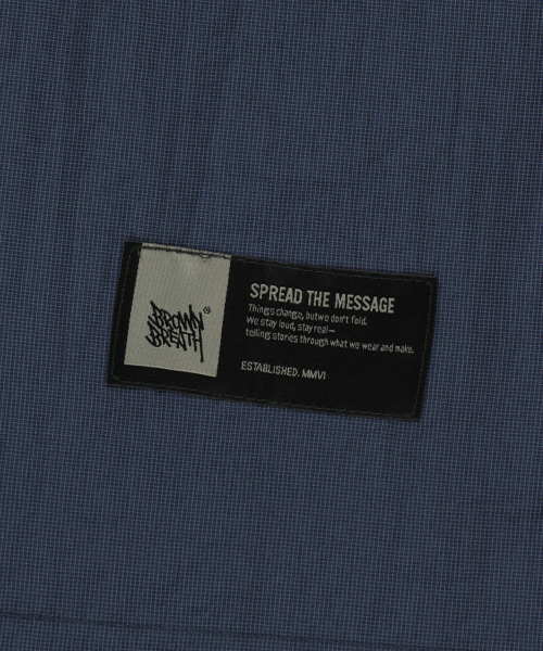 BROWNBREATH（ブラウンブレス）の「TAG RIPSTOP WORK SHIRTS - BLUE（シャツ/ブラウス・レディース・その他・SMALL/MEDIUM/LARGE/X-LARGE）」の7枚目の写真