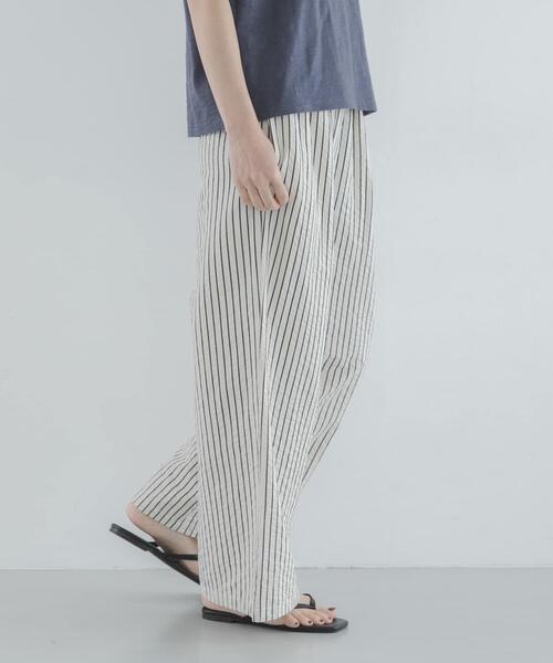 URBAN RESEARCH Sonny Label（アーバンリサーチサニーレーベル）の「ストライプセミワイドイージーパンツ（その他パンツ・レディース・カーキ/ピンク/オフホワイト・FREE）」の22枚目の写真