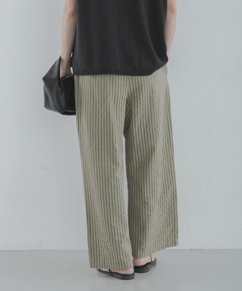 URBAN RESEARCH Sonny Label（アーバンリサーチサニーレーベル）の「ストライプセミワイドイージーパンツ（その他パンツ・レディース・カーキ/ピンク/オフホワイト・FREE）」の11枚目の写真