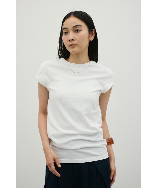 STYLEMIXER(スタイルミキサー)の「フレンチスリーブT(Tシャツ/カットソー・レディース・ブラウン/ホワイト/ブラック・FREE)」の21枚目の写真