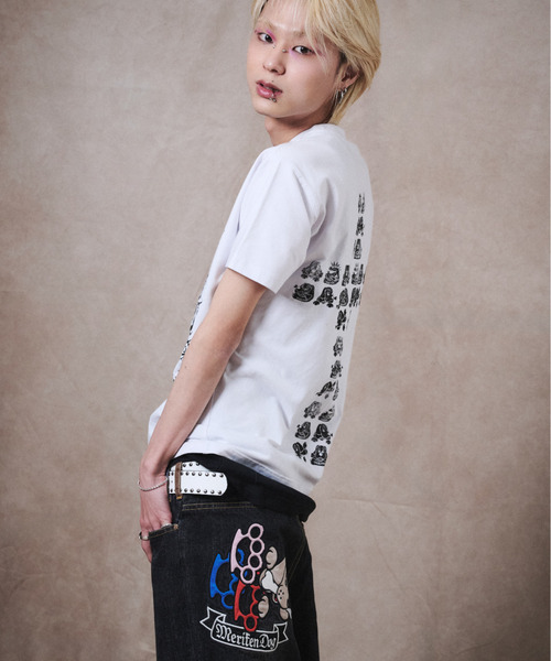 GALFY(ガルフィー)の「『GALFY/ガルフィー』爆アゲ↑↑キラTシャツ【Z】(Tシャツ/カットソー・レディース・ブラック/スミクロ/ホワイト・XL/L)」の4枚目の写真
