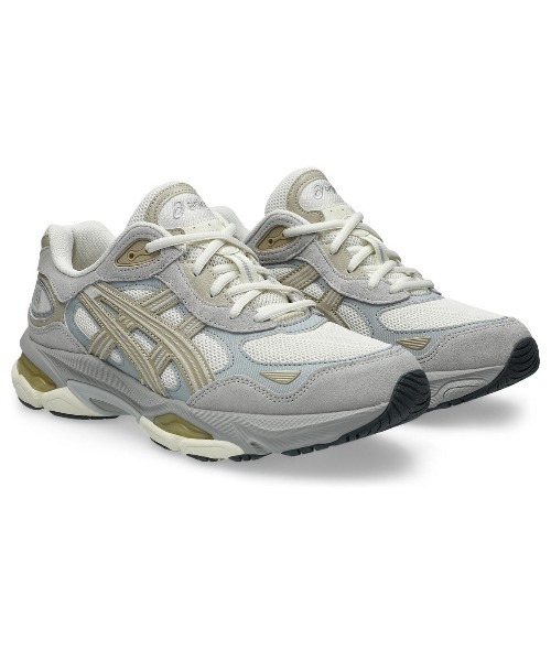 ASICS(アシックス)の「ASICS GEL-NYC 2.0(アシックス ゲル-エヌワイシー 2.0)(スニーカー・メンズ・ベージュ系/グレー系・29cm/28.5cm/28cm/27.5cm/27cm/26.5cm/26cm/25.5cm/25cm/24.5cm/24cm/23.5cm/23cm)」の1枚目の写真