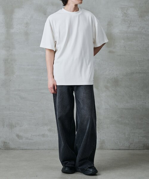 COLONY 2139(コロニートゥーワンスリーナイン)の「ピーチソフトタッチTシャツ(Tシャツ/カットソー・メンズ・ホワイト/カーキ/ブラック・LARGE/MEDIUM)」の7枚目の写真