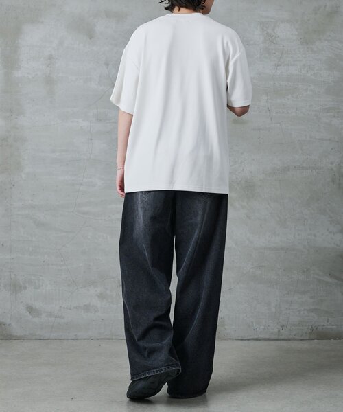 COLONY 2139(コロニートゥーワンスリーナイン)の「ピーチソフトタッチTシャツ(Tシャツ/カットソー・メンズ・ホワイト/カーキ/ブラック・LARGE/MEDIUM)」の9枚目の写真