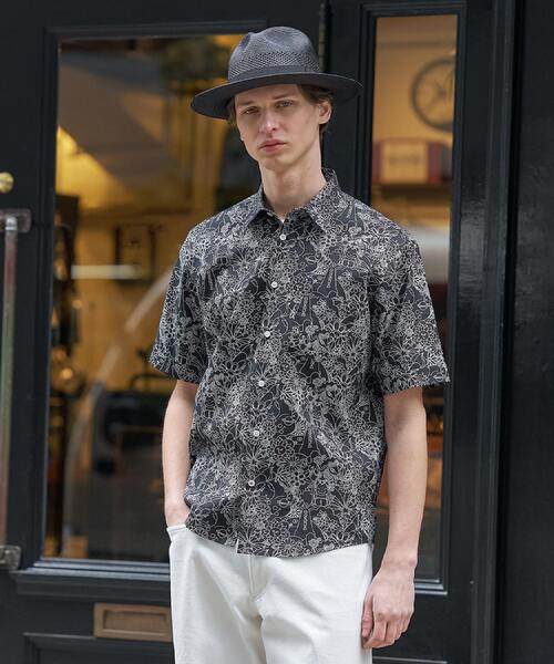 TAKEO KIKUCHI（タケオキクチ）の「【BOWLER HAT LABEL】ビリケンさんプリント 半袖シャツ（シャツ/ブラウス・メンズ・ブルー系/ブラック系/ホワイト系1・02/04/03）」の6枚目の写真