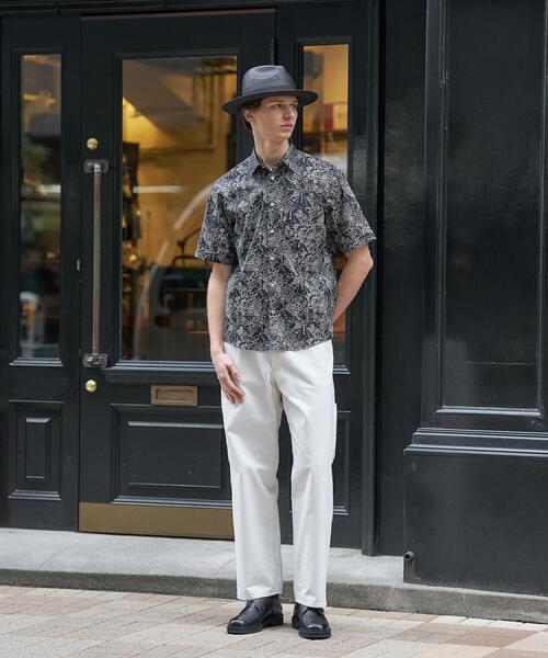 TAKEO KIKUCHI（タケオキクチ）の「【BOWLER HAT LABEL】ビリケンさんプリント 半袖シャツ（シャツ/ブラウス・メンズ・ブルー系/ブラック系/ホワイト系1・02/04/03）」の7枚目の写真