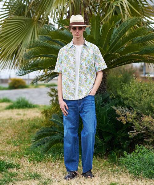 TAKEO KIKUCHI（タケオキクチ）の「【BOWLER HAT LABEL】ビリケンさんプリント 半袖シャツ（シャツ/ブラウス・メンズ・ブルー系/ブラック系/ホワイト系1・02/04/03）」の10枚目の写真