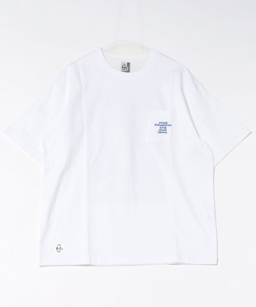 CHUMS(チャムス)の「CHUMS/チャムス 半袖 Tシャツ ボケT バックプリント CH01-2701(Tシャツ/カットソー・メンズ・ホワイト/ブラック・XL/L/M)」の19枚目の写真