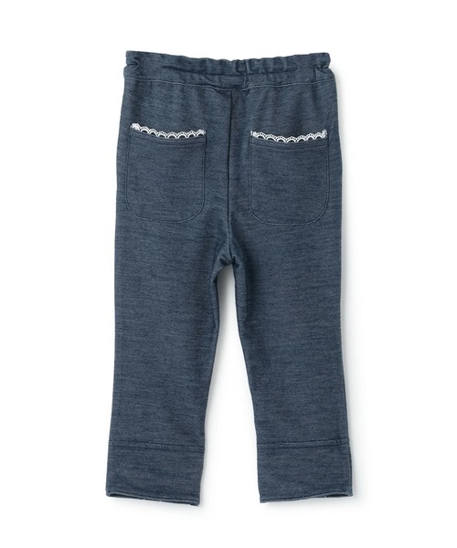 KP(ケーピー)の「デニム風ニットツイル 裾折り返しロングパンツ(その他パンツ・キッズ・ネイビー/ブルー・90cm/100cm/110cm/120cm/130cm/140cm/150cm)」の8枚目の写真