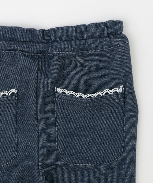 KP(ケーピー)の「デニム風ニットツイル 裾折り返しロングパンツ(その他パンツ・キッズ・ネイビー/ブルー・90cm/100cm/110cm/120cm/130cm/140cm/150cm)」の13枚目の写真