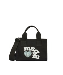 MSGM(�G���G�X�W�[�G��)��MSGM HEART LOGO 2Way �L�����o�X�o�b�O(�V�����_�[�o�b�O)