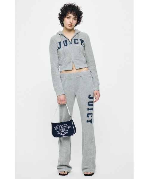 MOUSSY(マウジー)の「JC TERRY CLOTH FLARE パンツ(その他パンツ・レディース・グレー/ネイビー/ピンク・1/2)」の5枚目の写真