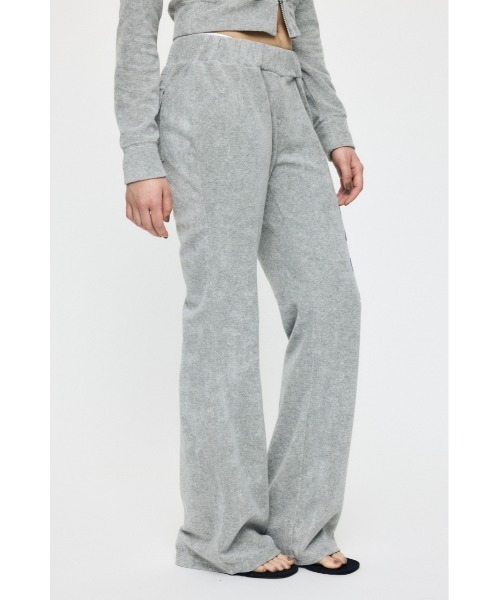 MOUSSY(マウジー)の「JC TERRY CLOTH FLARE パンツ(その他パンツ・レディース・グレー/ネイビー/ピンク・1/2)」の8枚目の写真