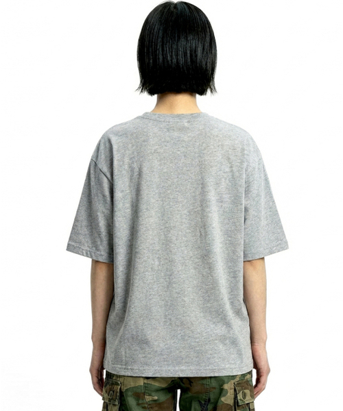REBRENNER(リブレンナー)の「DTF 20番手 ピンクアフレイドスタンダード 半袖Tシャツ グレー(Tシャツ/カットソー・レディース・グレー・SMALL/MEDIUM/LARGE/X-LARGE/2XL/3XL/4XL)」の3枚目の写真